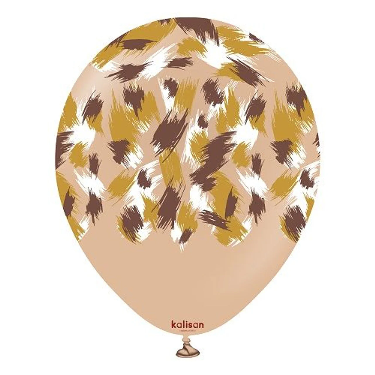 12" Kalisan Latex Balloons Printed Safari Savanna Desert Sand (25 Count)