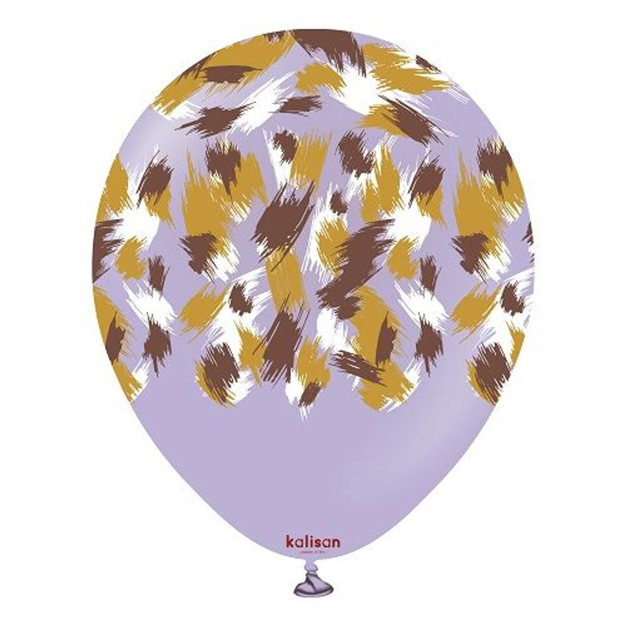 12" Kalisan Latex Balloons Printed Safari Savanna Lilac (25 Count)