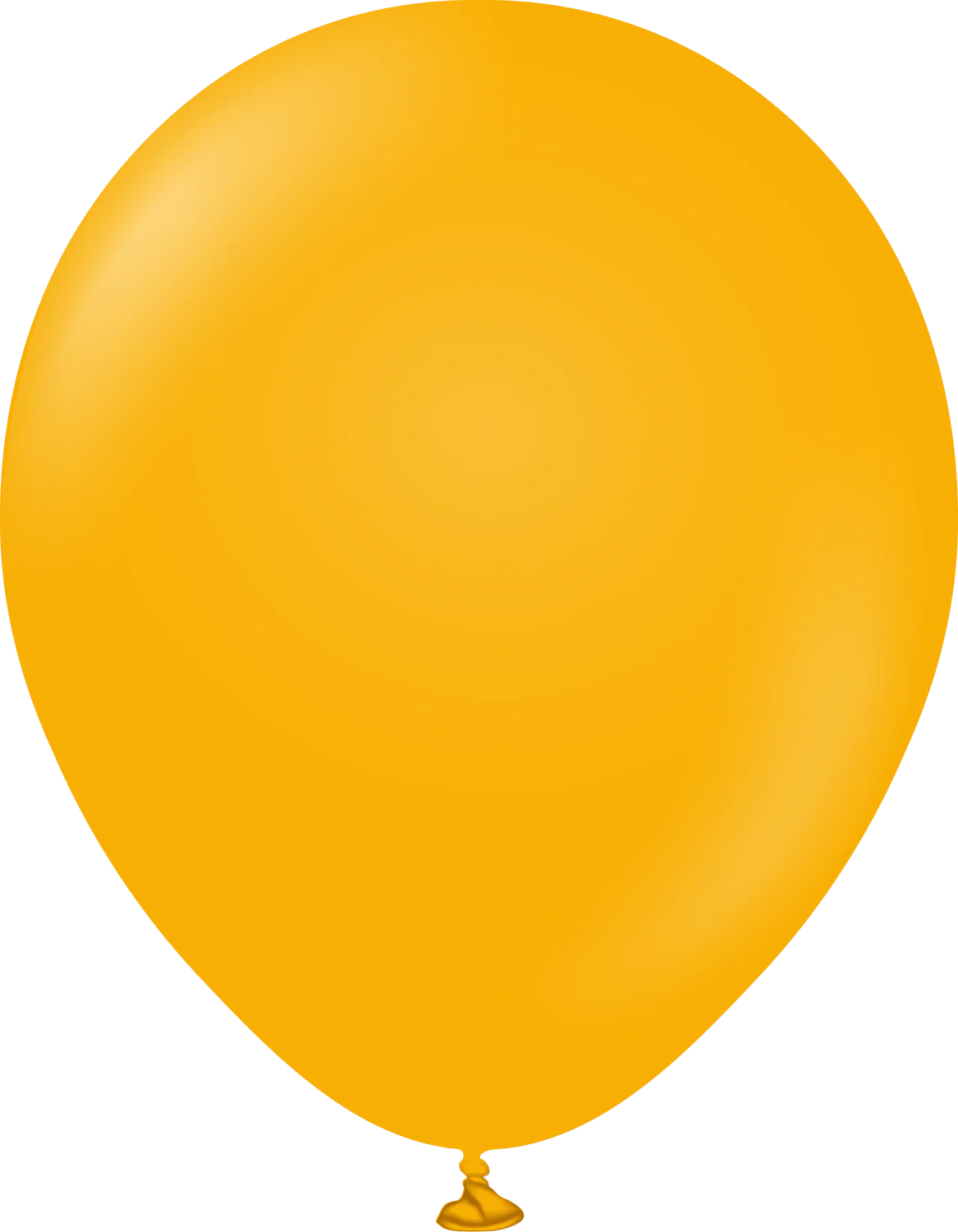 12" Kalisan Latex Balloons Standard Amber (50 Per Bag)