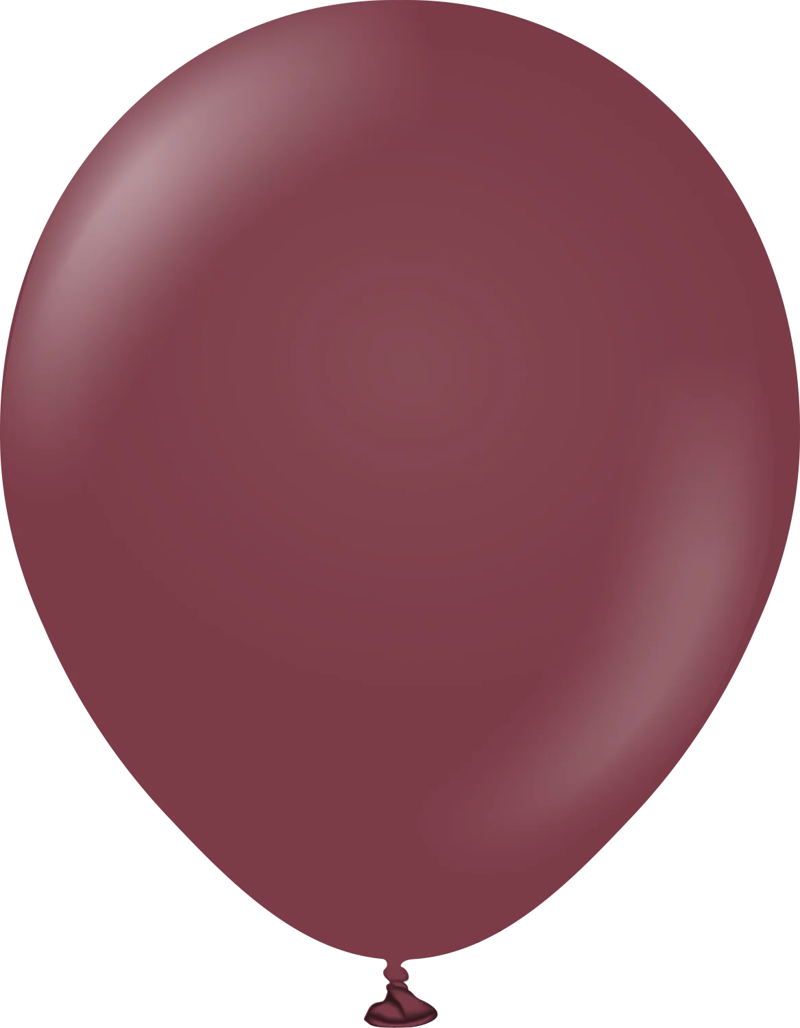 12" Kalisan Latex Balloons Standard Burgundy (50 Per Bag)