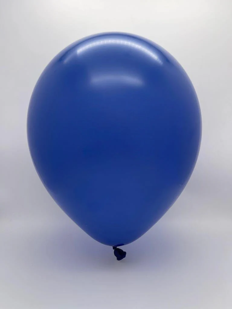 12" Kalisan Latex Balloons Standard Dark Blue (50 Per Bag) - Image 2