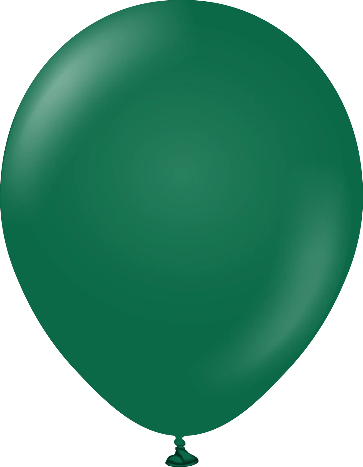 12" Kalisan Latex Balloons Standard Dark Green (50 Per Bag)