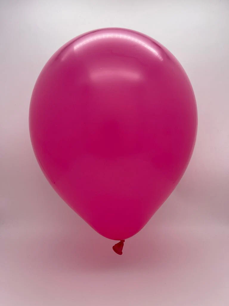 12" Kalisan Latex Balloons Standard Fuchsia (50 Per Bag) - Image 2