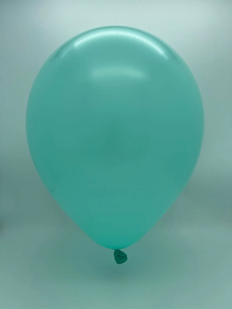 12" Kalisan Latex Balloons Standard Sea Green (50 Per Bag) - Image 2
