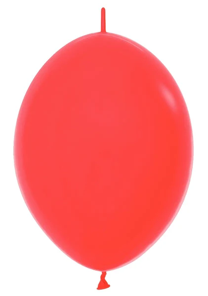 12" Link-O-Loon (50 Per Bag) Fashion Red Sempertex/Betallatex Latex Balloons