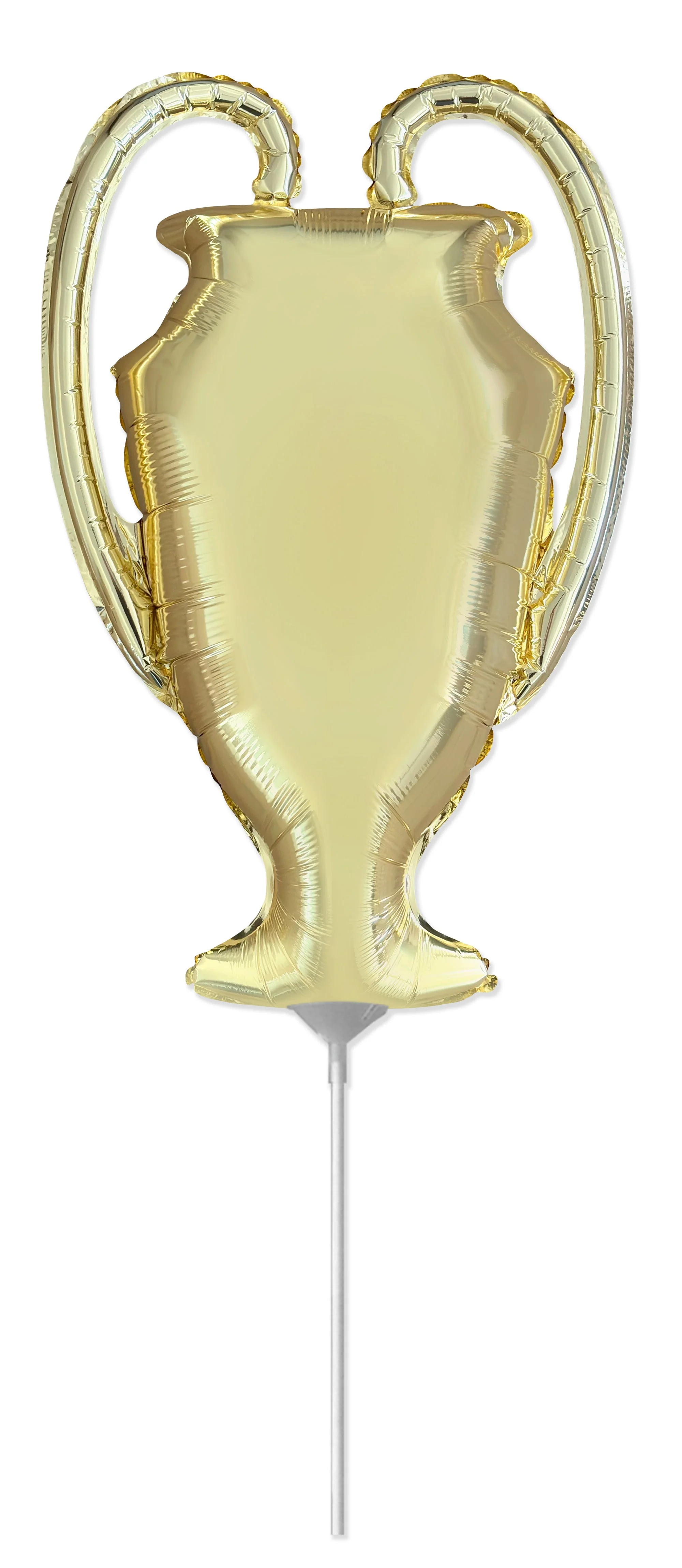 12" Airfill Only Trophy Light Gold Foil Balloon