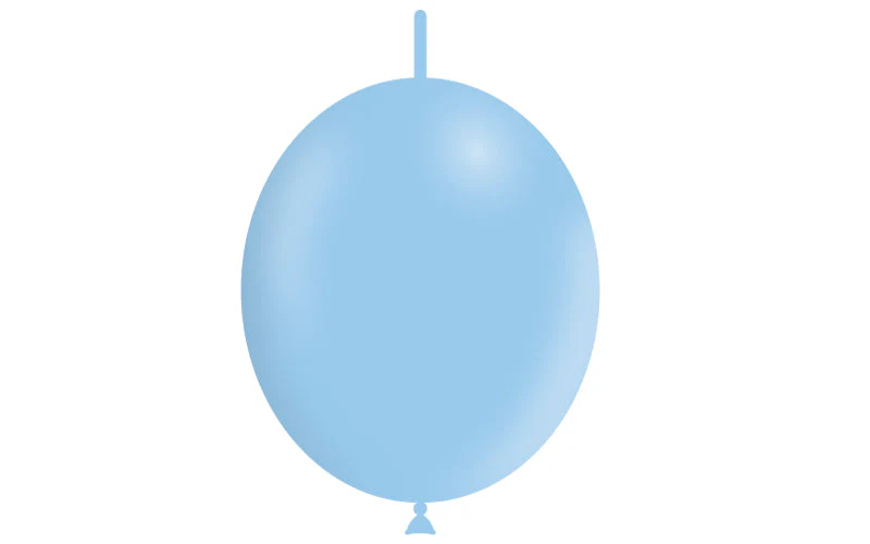 12'' Balloonia Brand Professional Line Latex Balloons Decolink Matte Blue (50 Per Bag) - Image 3