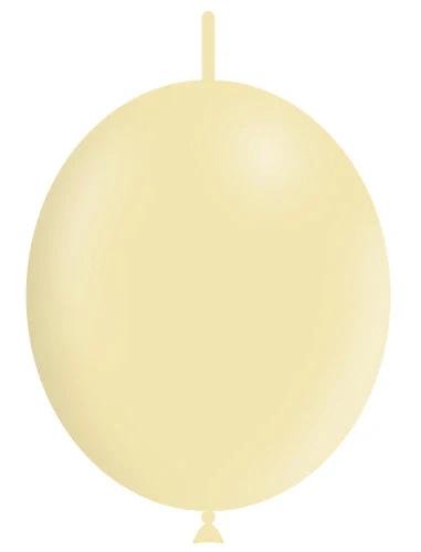 12'' Balloonia Brand Professional Line Latex Balloons Decolink Matte Yellow (50 Per Bag)
