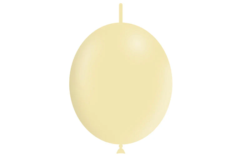 12'' Balloonia Brand Professional Line Latex Balloons Decolink Matte Yellow (50 Per Bag) - Image 3