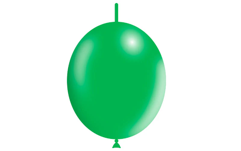 12'' Balloonia Brand Professional Line Latex Balloons Decolink Standard Green (50 Per Bag) - Image 3