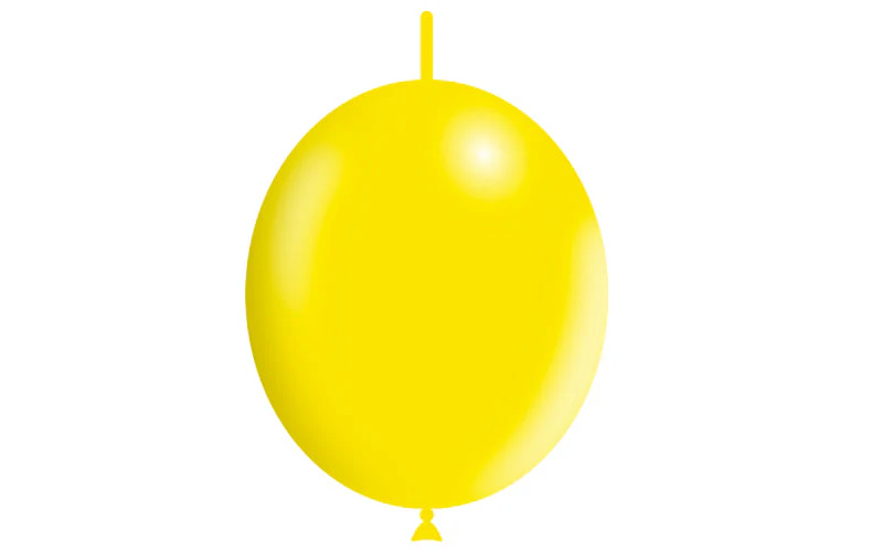 12'' Balloonia Brand Professional Line Latex Balloons Decolink Standard Lemon (50 Per Bag) - Image 3
