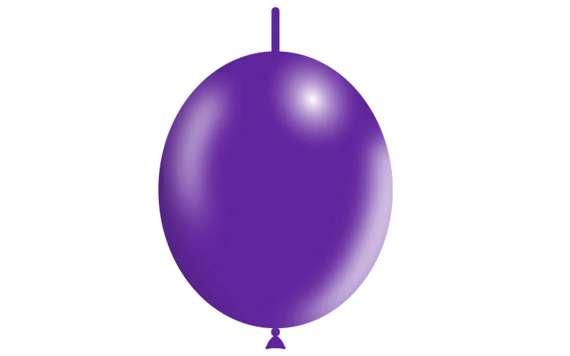 12'' Balloonia Brand Professional Line Latex Balloons Decolink Standard Purple (50 Per Bag) - Image 3