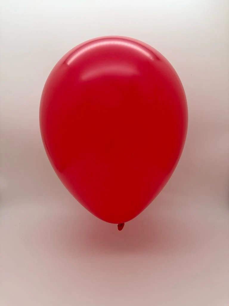 12'' Balloonia Brand Professional Line Latex Balloons Decolink Standard Red (50 Per Bag) - Image 2