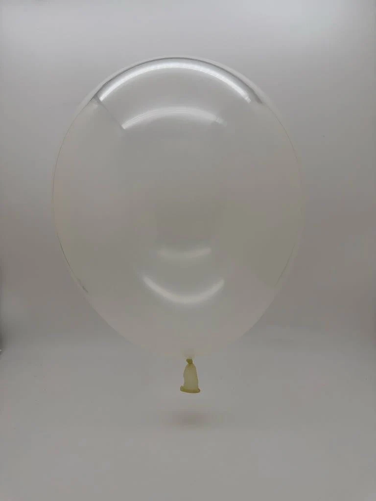 12'' Balloonia Brand Professional Line Latex Balloons Decolink Standard Transparent (50 Per Bag) - Image 2