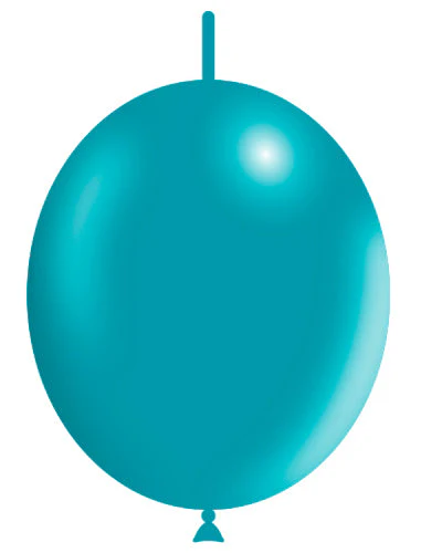 12'' Balloonia Brand Professional Line Latex Balloons Decolink Standard Turquoise (50 Per Bag)