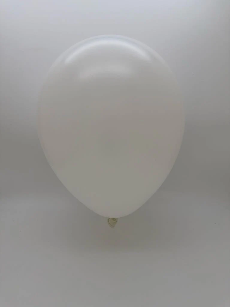12'' Balloonia Brand Professional Line Latex Balloons Decolink Standard White (50 Per Bag) - Image 2