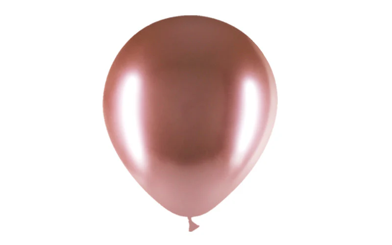 12'' Balloonia Latex Balloons Professional Line Brilliant Rose Gold (50 Per Bag) - Image 3