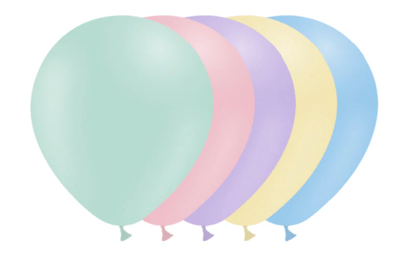 12'' Balloonia Latex Balloons Professional Line Matte Assorted (50 Per Bag) - Image 3