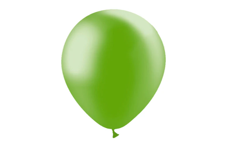 12'' Balloonia Latex Balloons Professional Line Metallic Green (50 Per Bag) - Image 3