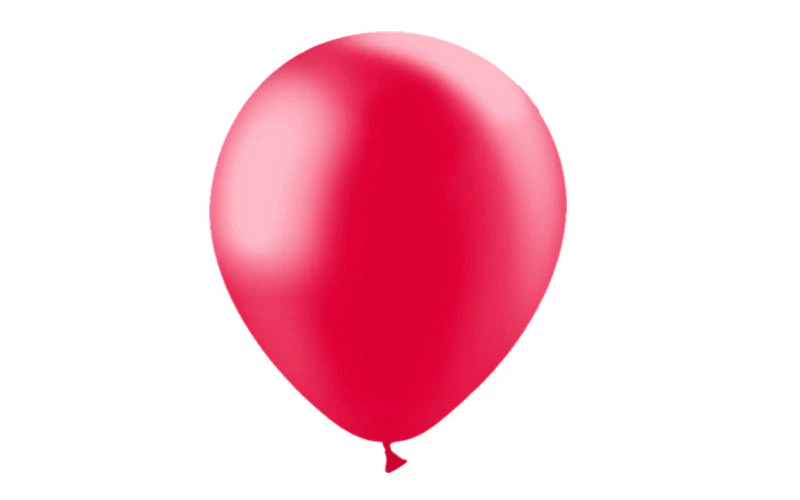 12'' Balloonia Latex Balloons Professional Line Metallic Red (50 Per Bag) - Image 3