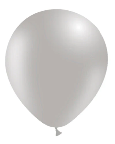 12'' Balloonia Latex Balloons Professional Line Standard Grey (50 Per Bag) - Image 2