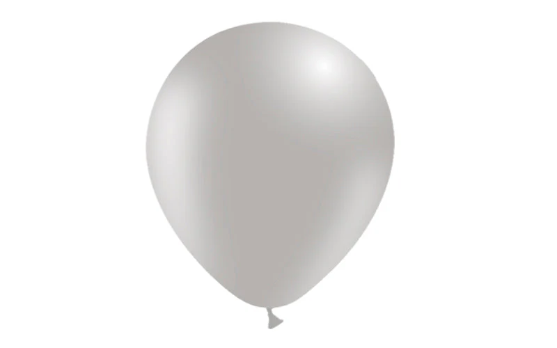 12'' Balloonia Latex Balloons Professional Line Standard Grey (50 Per Bag) - Image 4