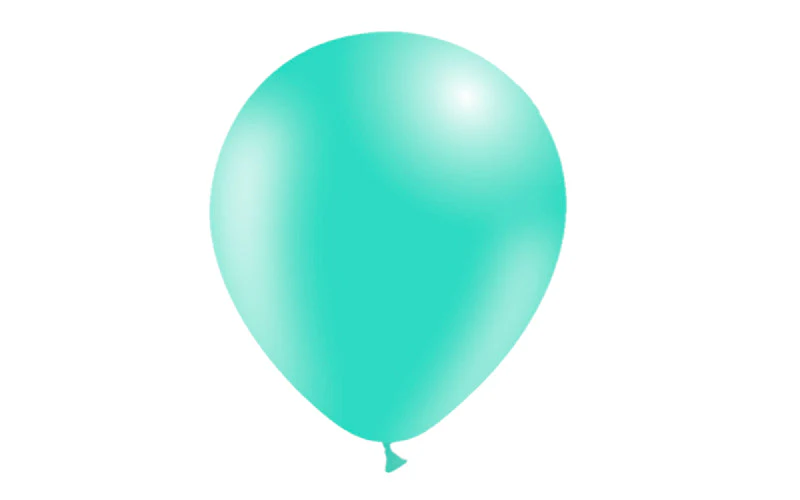12'' Balloonia Latex Balloons Professional Line Standard Mint Green (50 Per Bag) - Image 3