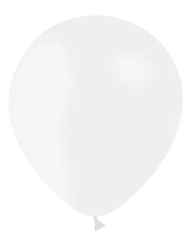12'' Balloonia Latex Balloons Professional Line Standard White (50 Per Bag)