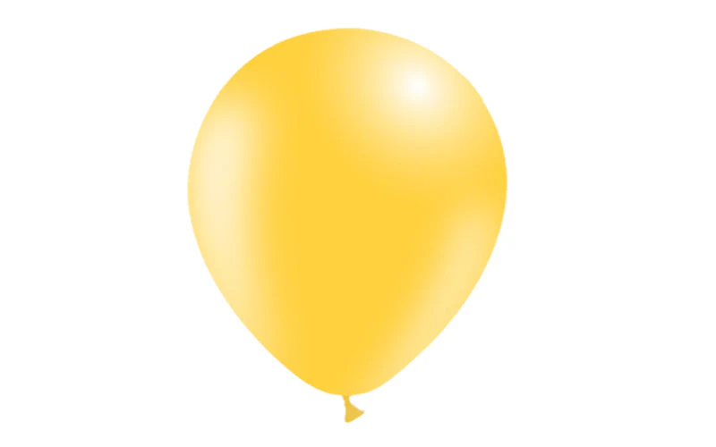 12'' Balloonia Latex Balloons Professional Line Standard Yellow (50 Per Bag) - Image 3