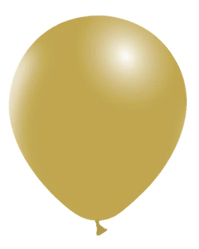 12'' Balloonia Latex Balloons Professional Line Vintage Mustard (50 Per Bag)