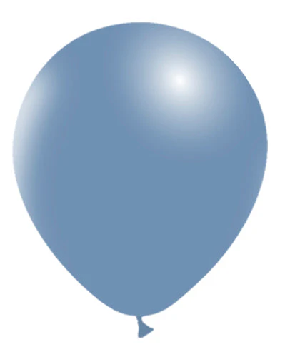12'' Balloonia Latex Balloons Professional Line Vintage Vintage Blue (50 Per Bag)