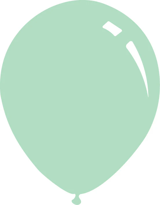 12" Deco Green Tea Decomex Latex Balloons (100 Per Bag)