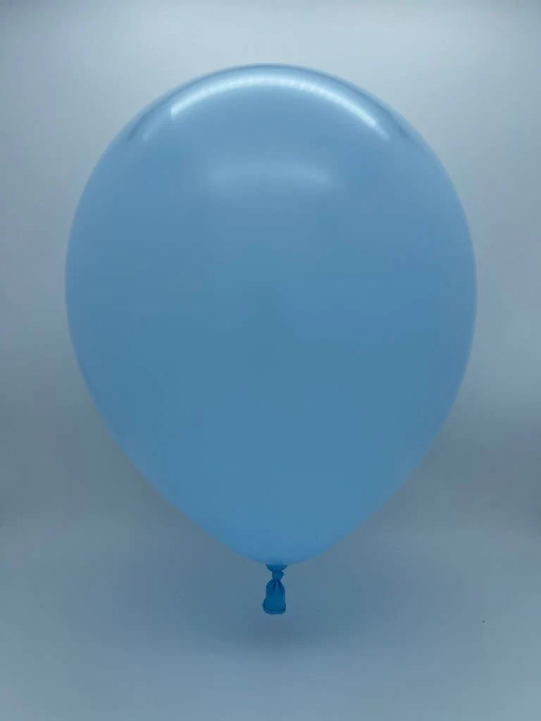 12" Kalisan Latex Balloons Pastel Matte Macaron Blue - XL SuperSize Bag Count (500 Per Bag) - Image 2