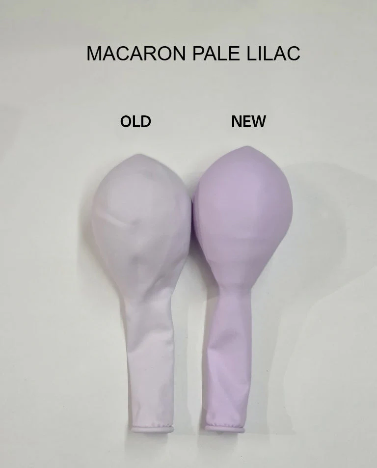 12" ** (Discontinued Old Shade) ** Kalisan Latex Balloons Standard Macaron Pale Lilac (50 Per Bag) - Image 4