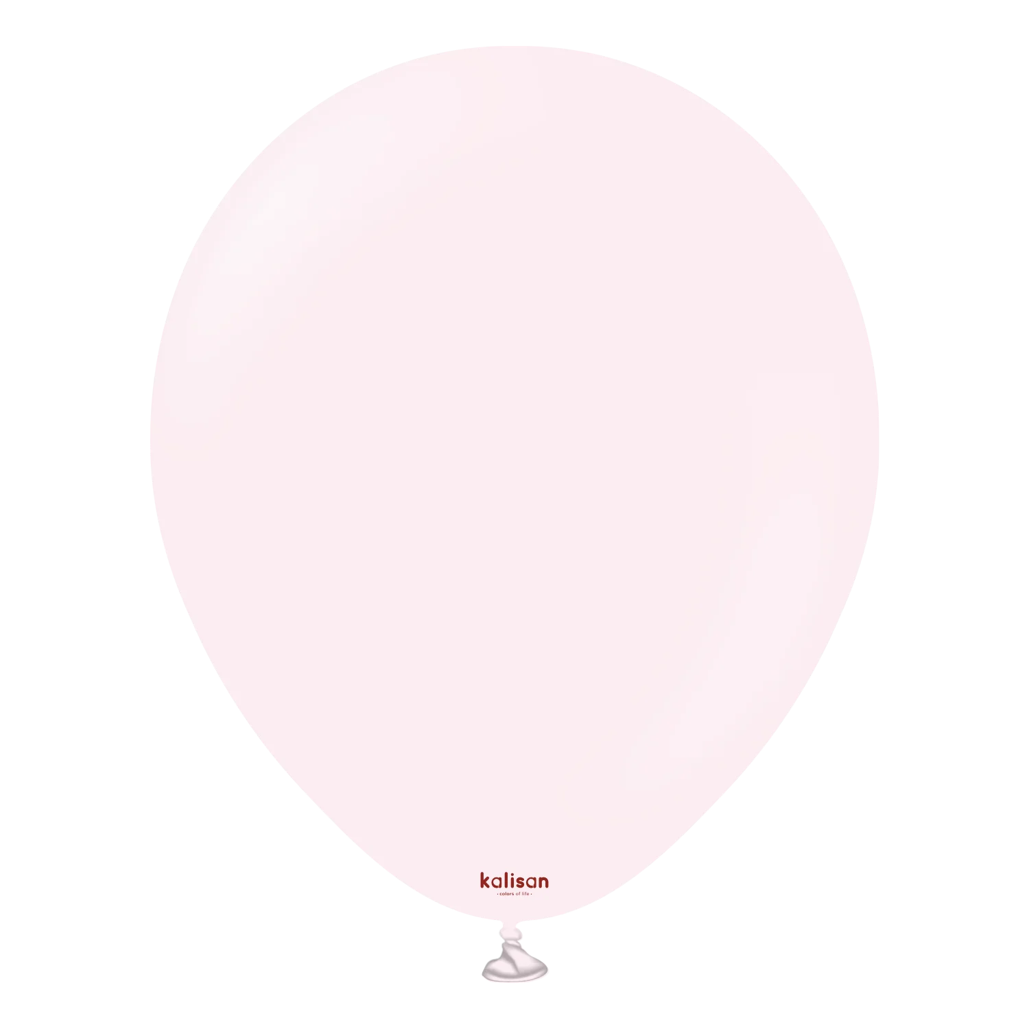 12" Kalisan Latex Balloons Standard Macaron Pale Pink (50 Per Bag)