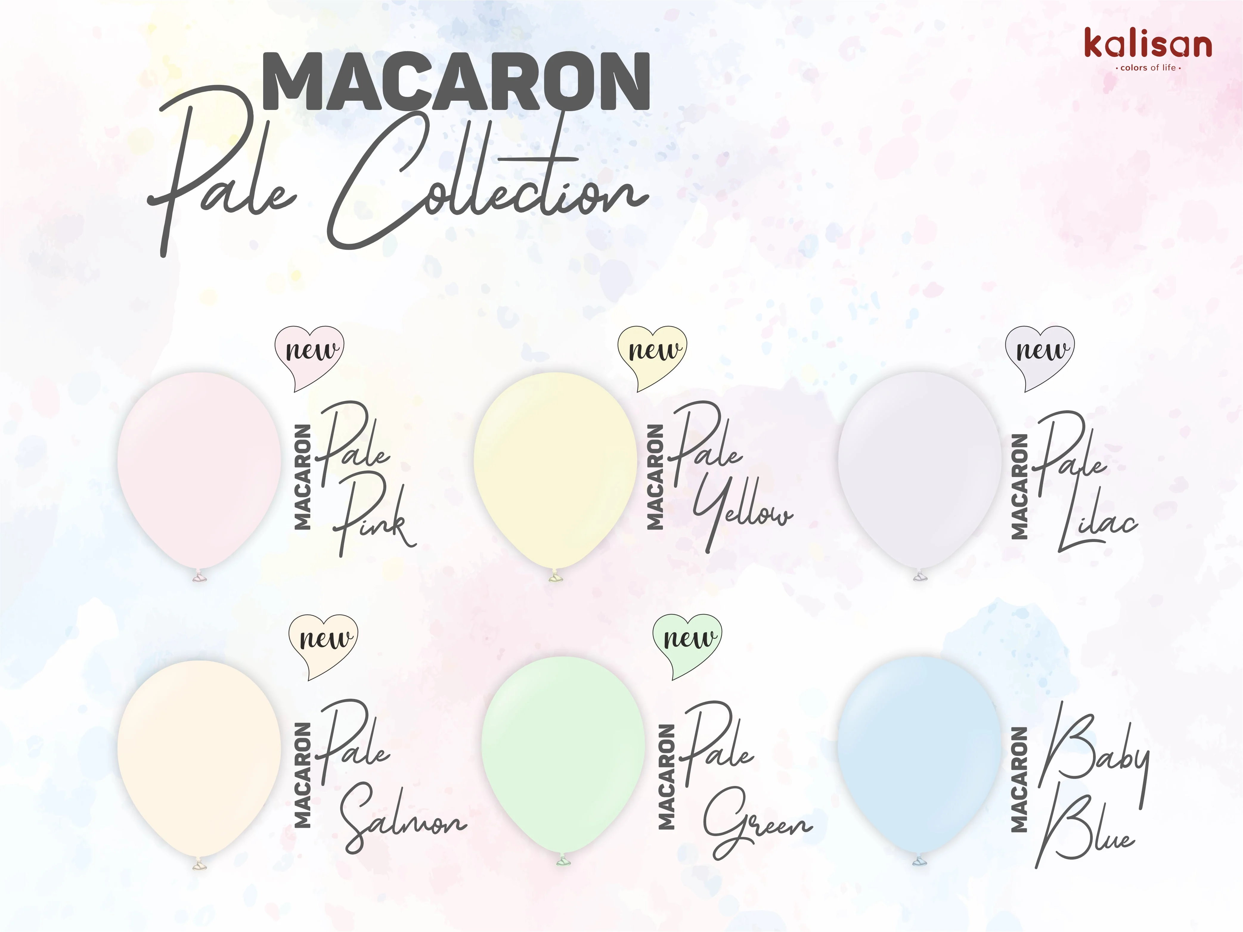 12" Kalisan Latex Balloons Standard Macaron Pale Pink (50 Per Bag) - Image 6