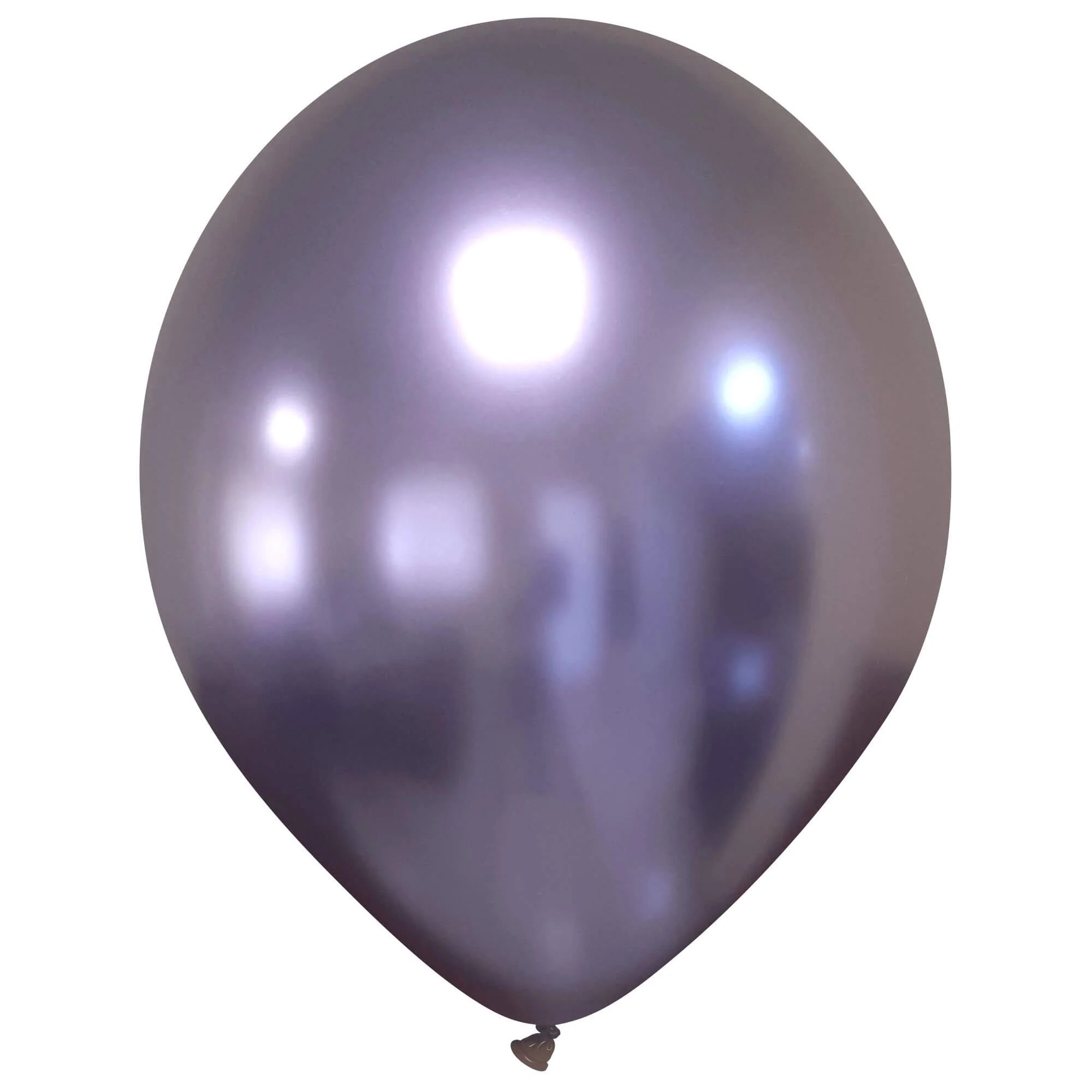 13" Cattex Titanium (Chrome/Mirror) Lilac Latex Balloons (50 Per Bag)