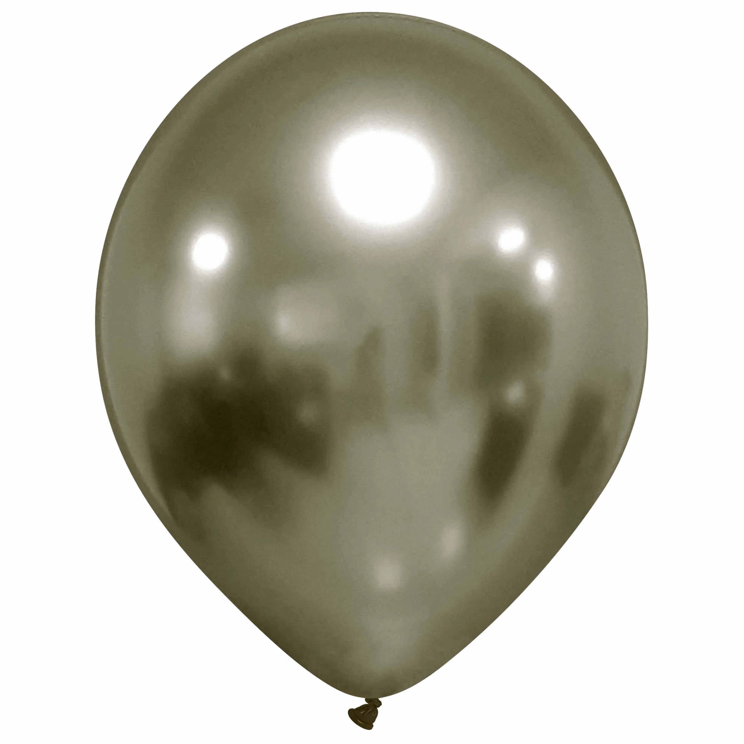 13" Cattex Titanium (Chrome/Mirror) Mercury Latex Balloons (50 Per Bag)
