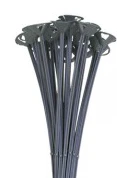 13" One Piece Cup and Balloon Stick-Silver