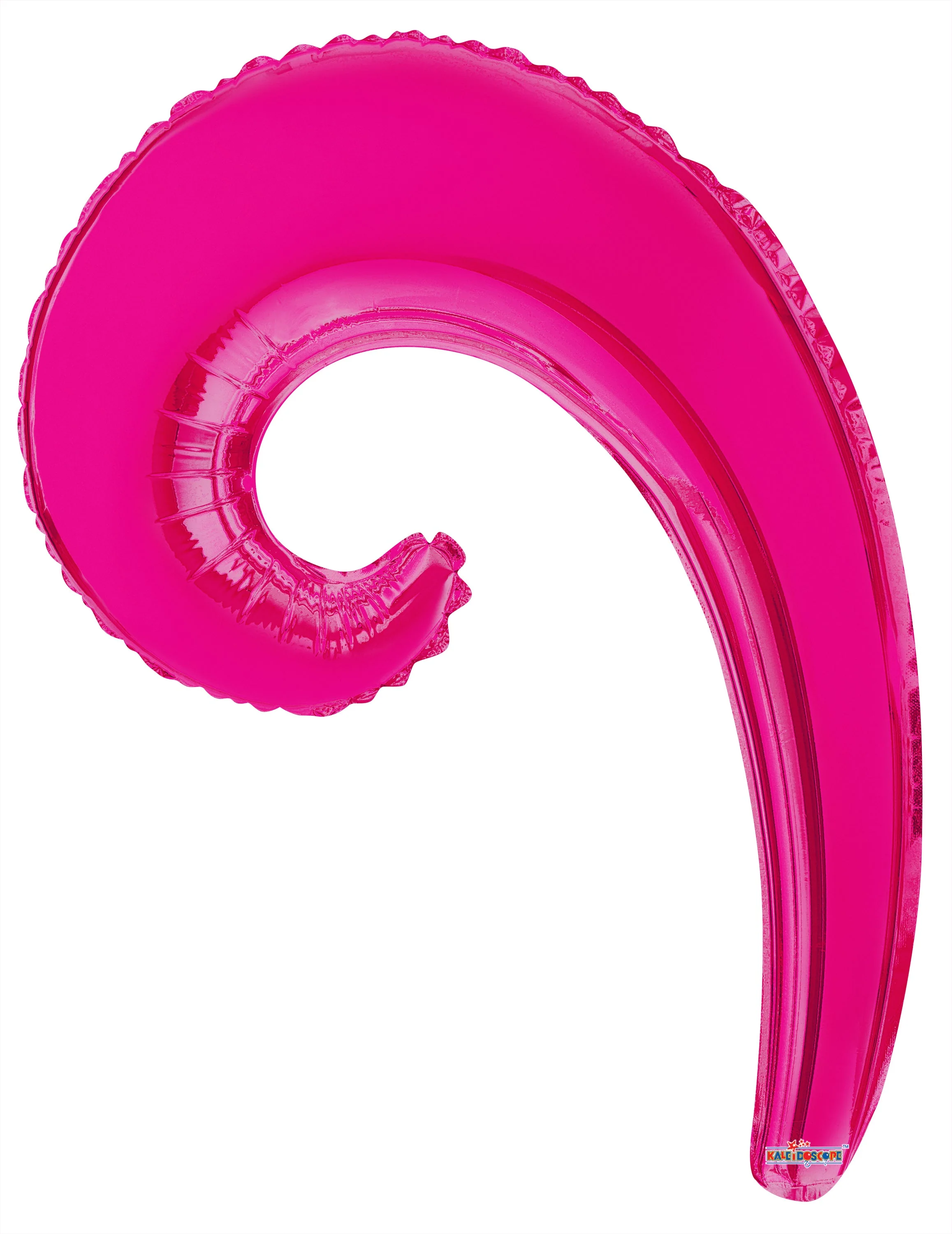 14" Airfill Only Airfill Only Kurly Wave Magenta Balloon
