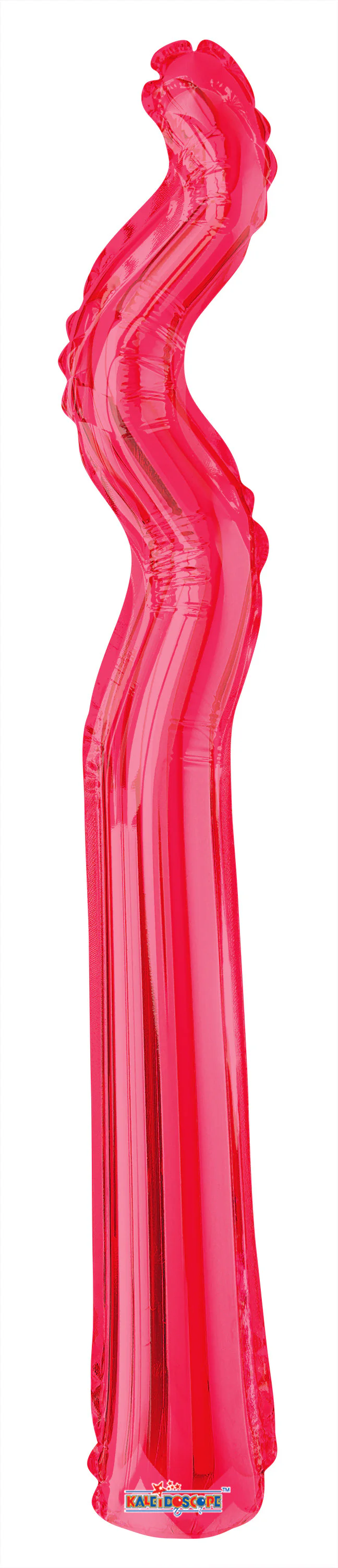 14" Airfill Only Kurly Zig Zag Flamingo Balloon