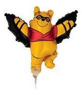 14" Airfill Only (Sticks Sold Separately) Pooh Vampire Bat Balloon