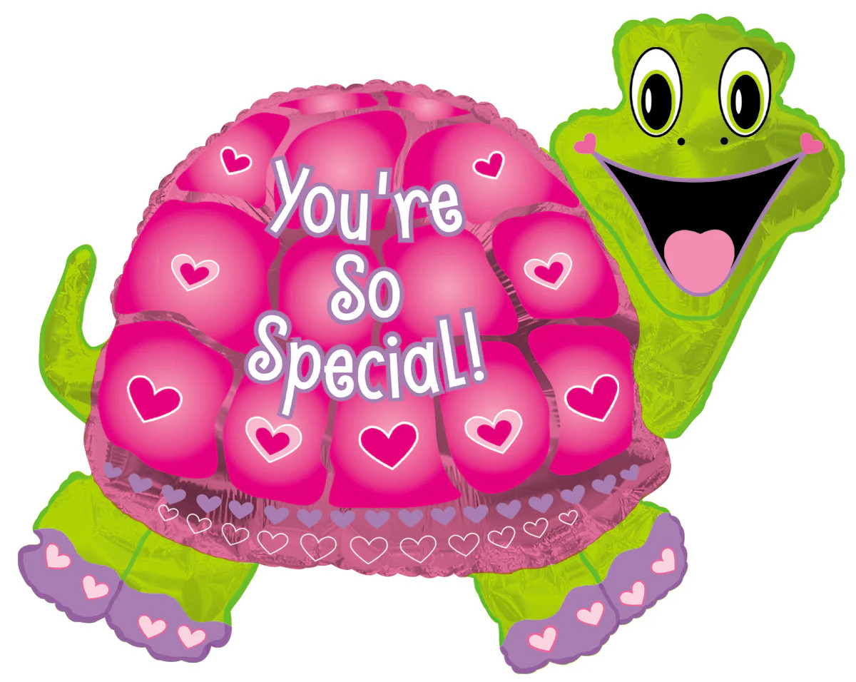 14" Airfill Only (Sticks Sold Separately) You're Special Turtle Balloon