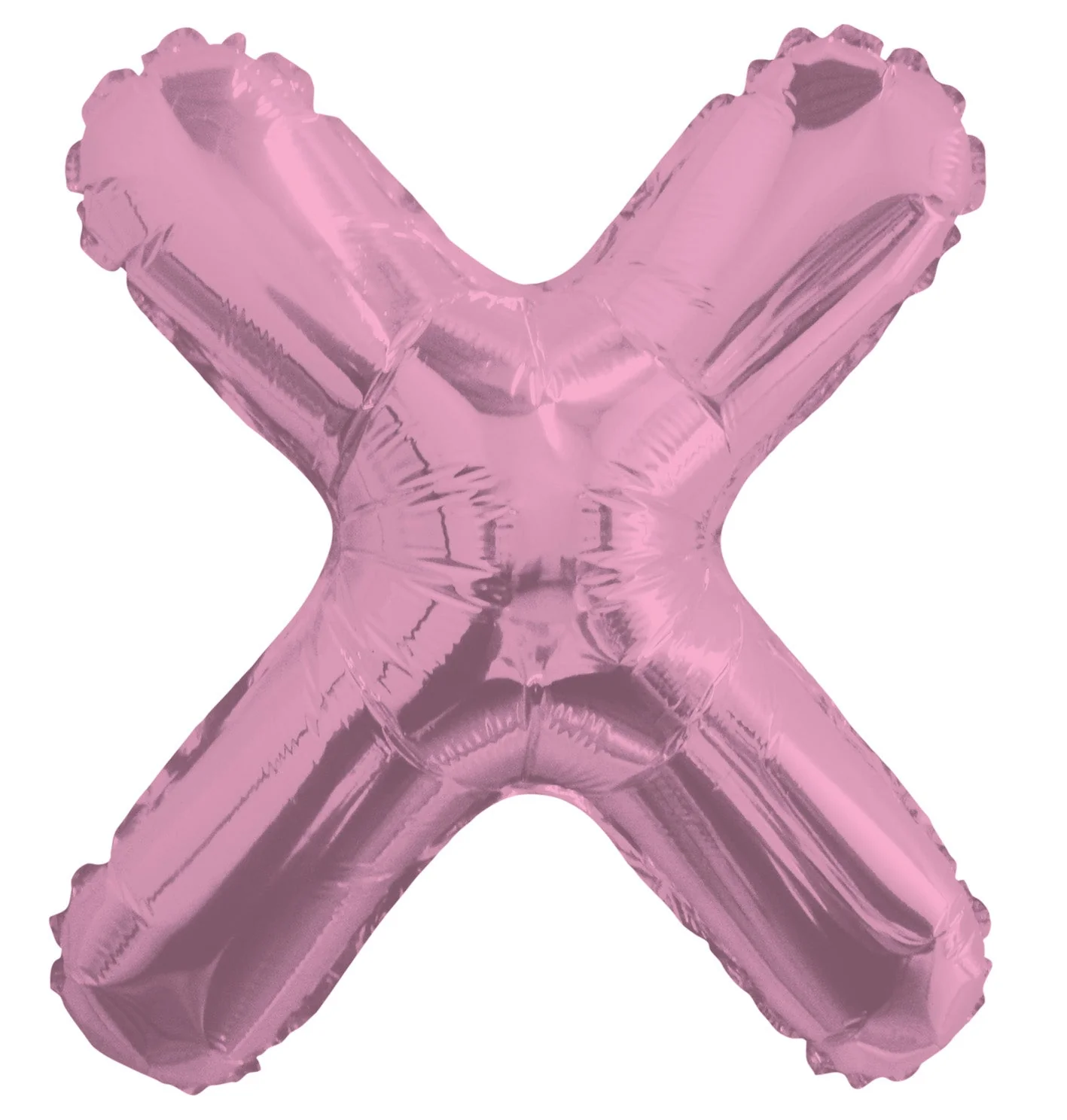 14" Airfill with Valve Only Letter X Pink Balloon (Sticks Sold Separately)