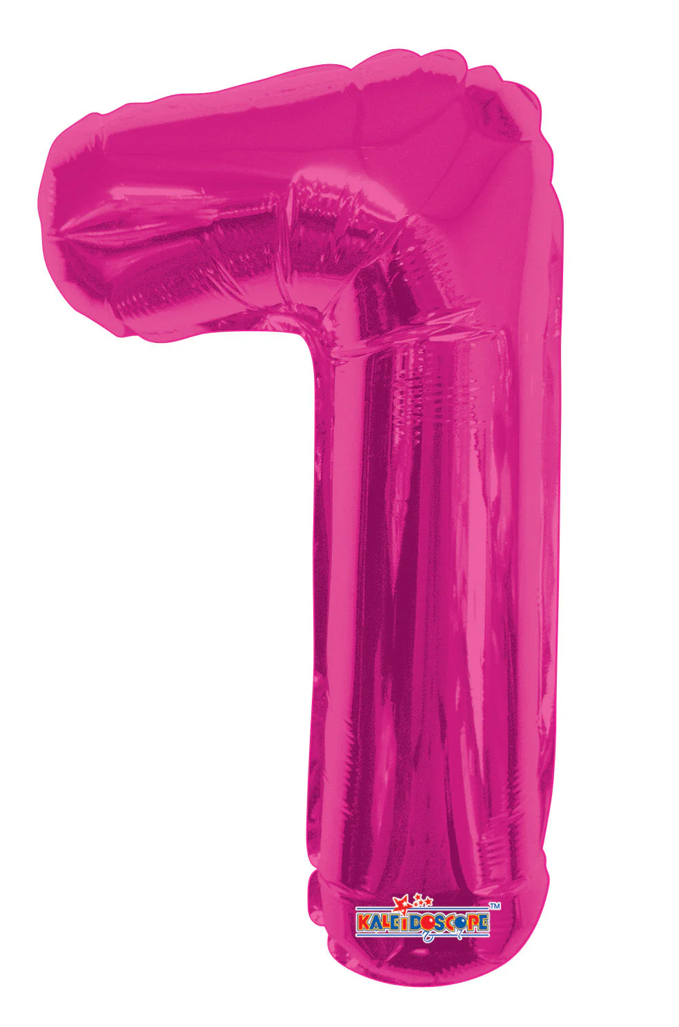 14" Airfill with Valve Only Number 1 Magenta Balloon (Sticks Sold Separately)