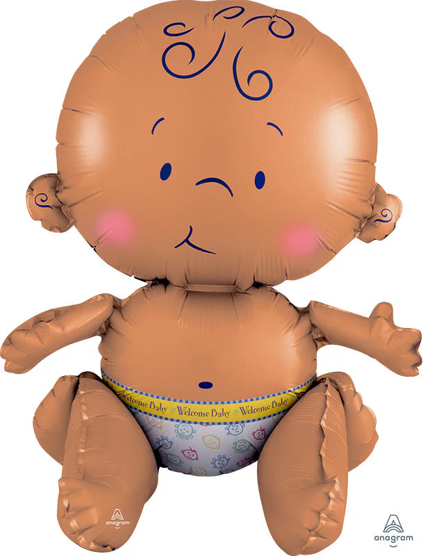 15" Airfill Only Multi-Balloon Consumer Inflatable Celebrate Baby Foil Balloon