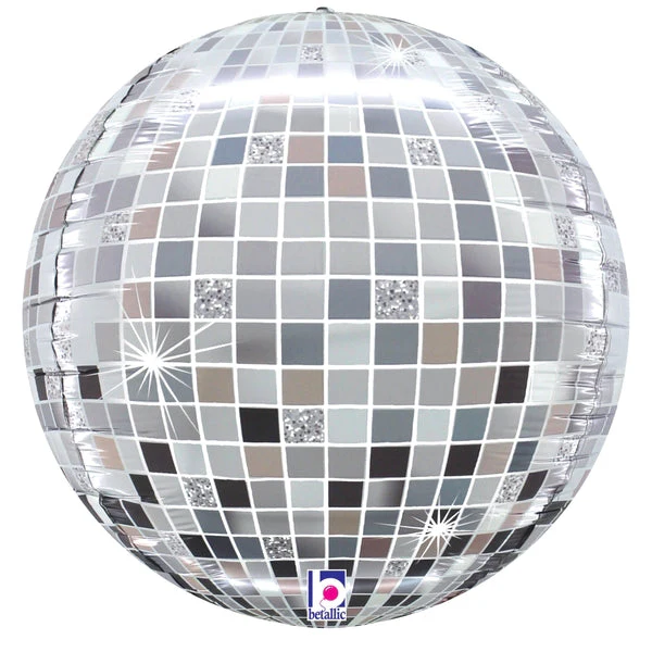 15" Disco Ball Globe Foil Balloon - Image 4