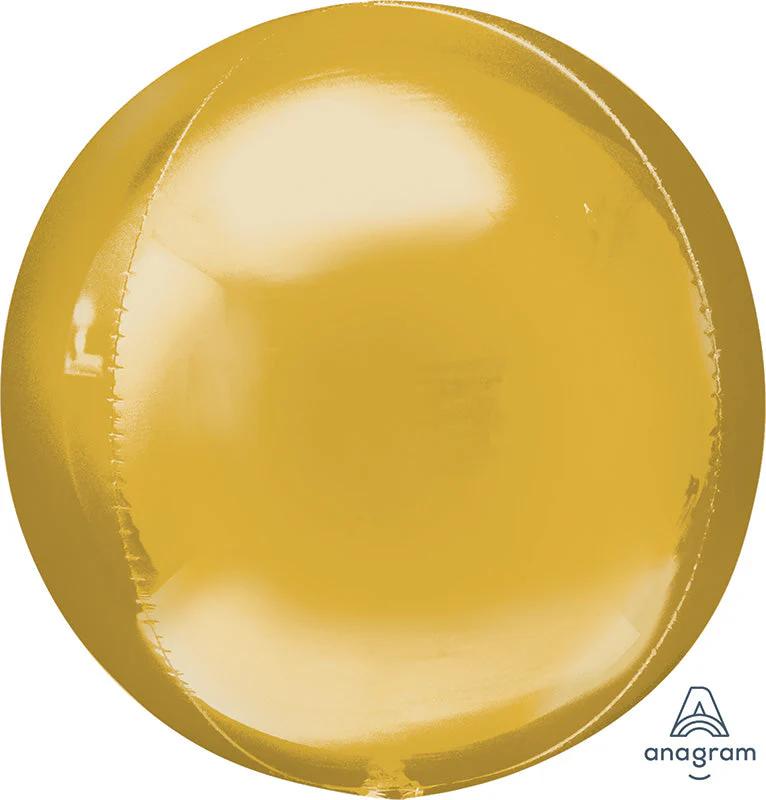 16" Orbz XL Orbz Gold Foil Balloon