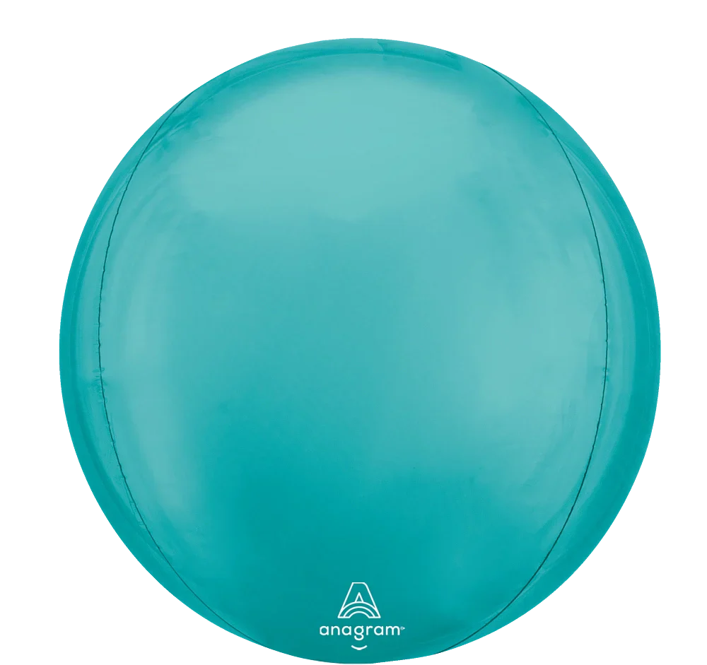 16" Jumbo Orbz Vibrant Blue Foil Balloon