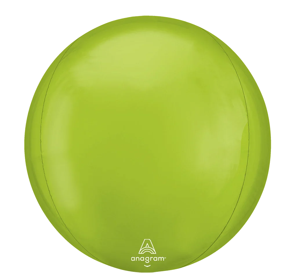16" Jumbo Orbz Vibrant Green Foil Balloon